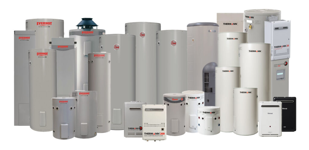 rheem everhot therman rinnai water heaters